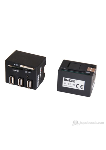 56 in 1 Combo Card Reader + 3 Port Usb Hub (ML-CE19B) modelleri