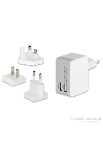 2x USB Port Universal Şarj Cihazı (ED-31808)