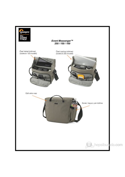 Event Messenger 100 Slr Çantası Siyah