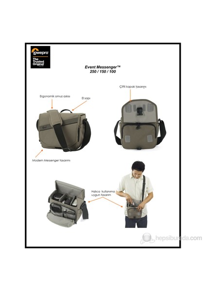 Event Messenger 100 Slr Çantası Siyah