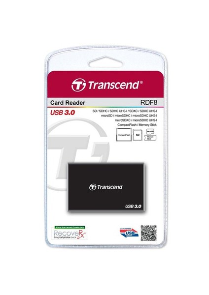 TS-RDF8K USB 3.0 Çoklu Kart Okuyucu Siyah fiyatları