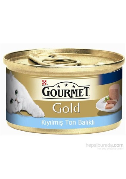 Purina Gourmet Gold Kıyılmış Ton Balıklı Konserve Yaş Kedi Maması 85 Gr (1 Adet )