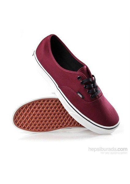 Authentic Bordo-Siyah Unisex Ayakkabı