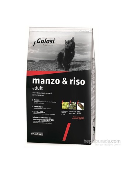 Cat Manzo & Rıso Sığır Etli, Tavuk Etli Ve Pirinçli Yetişkin Kedi Maması 7,5 Kg