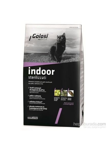 Cat Indoor Ev Kedileri İçin Somon Balıklı Ve Pirinçli Kedi Maması 20 Kg