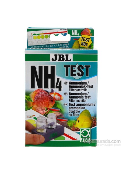 Nh4 Test Amonyak Amonyum Ölçüm Testi 10 Ml