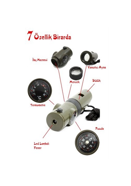 7 Fonksiyonlu Düdük