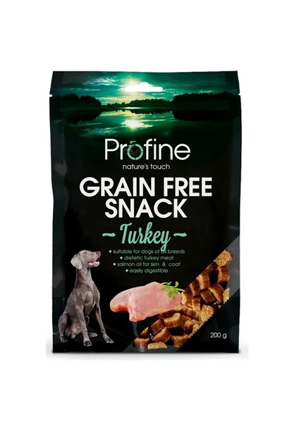 Grain Free Yarı Nemli Tahılsız Hindi Etli Leziz Köpek Ödülü 200 Gr fd*