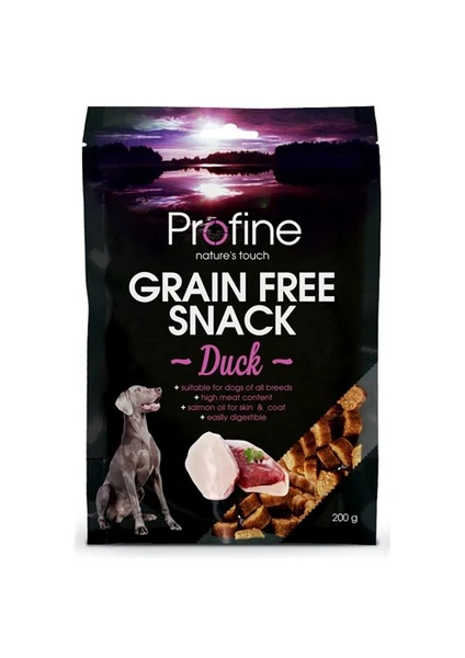 Grain Free Yarı Nemli Tahılsız Ördek Etli Leziz Köpek Ödülü 200 Gr fd*