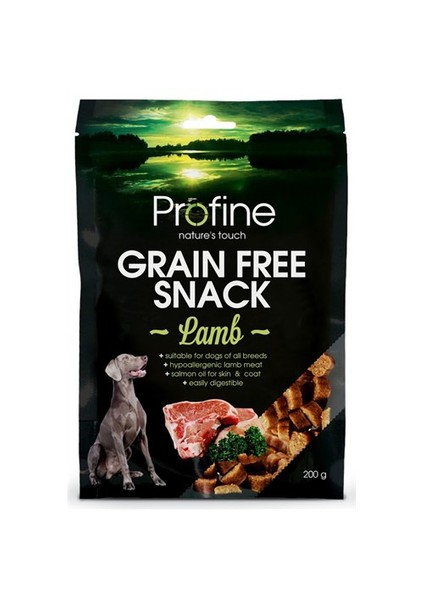 Grain Free Yarı Nemli Tahılsız Kuzu Etli Leziz Köpek Ödülü 200 Gr fd*
