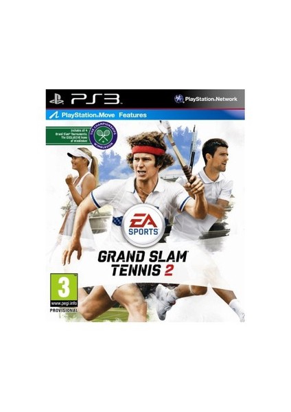 Grand Slam Tennis 2 Move Uyumlu Ps3