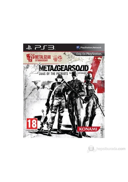 Metal Gear Solid 4: 25th Year Edition PS3