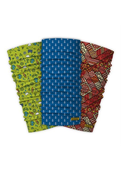 3'Lü Paket Bandana