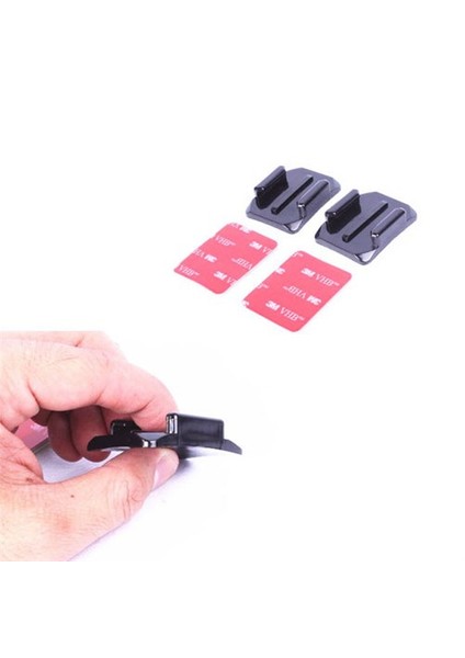 Sjcam 2 Adet Oval Zemin Kavisli Yüzey 3M Yapışan Bant modelleri