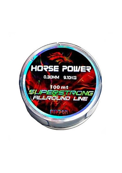 Olta Misinası Horse Power 100 Mt Beyaz 0,28
