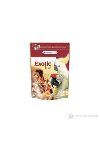 Exotic Nuts Ekzotik Çerez ve Meyve İçerikli Papağan Yemi 600 gr