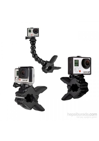 Gopro Hero 2 3 3+ 4 Jaws Esnek Mandal Bağlantı Aparatı