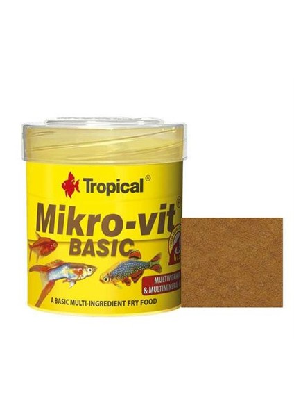 Microvit Basic Yavru Balık Yemi 50 Ml