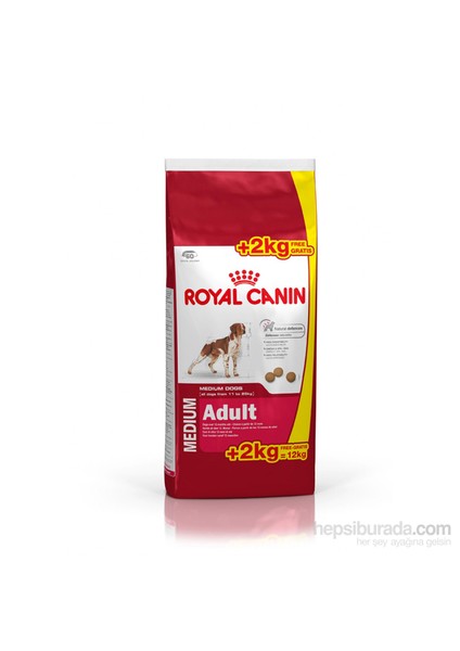 Medium Yetişkin Köpek Maması 10+2 Kg