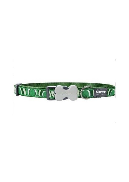 Reddingo Circadelic Desenli Yeşil Köpek Boyun Tasması 15 Mm