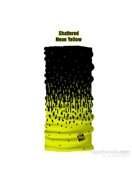 Shattered Neon Yellow Bandana