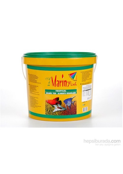 Tropical Gran.Food 10 Lt-3 Kg Balık Yemi