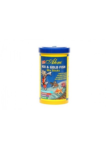 Balık Yemi Koi Goldfish Mix Sticks 1000 Ml