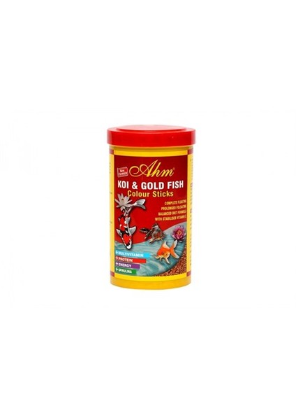 Balık Yemi Koi Goldfish Colour Sticks 1000 Ml