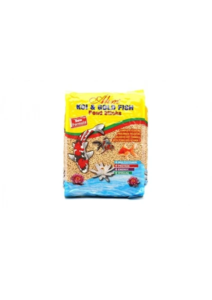 Balık Yemi Koi Goldfish Naturel Pond Sticks 1 Kg