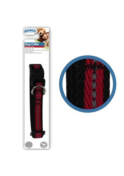 Refrektörlü Köpek Boyun Tasması Medium