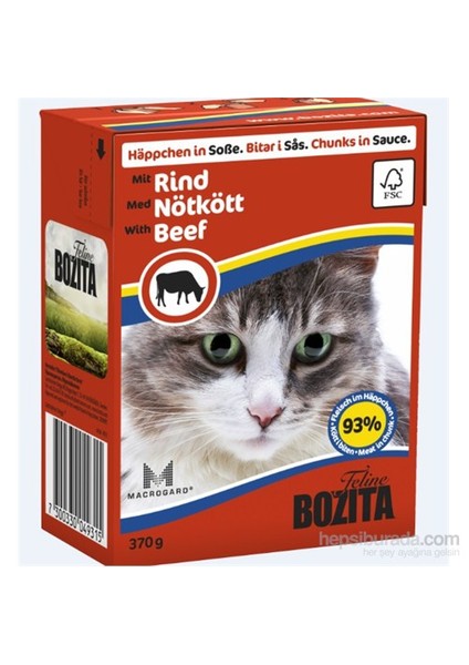 Cis Beef Biftekli Tahılsız Kedi Konservesi 370 Gr