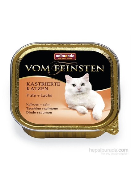 Hindi ve Somonlu Kısırlaştırılmış Kedi Konservesi 100gr