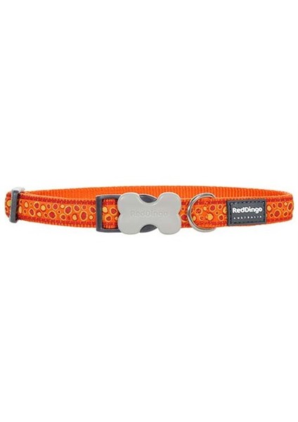 Reddingo Bone Yard Desenli Kahverengi Köpek Boyun Tasması 12 Mm