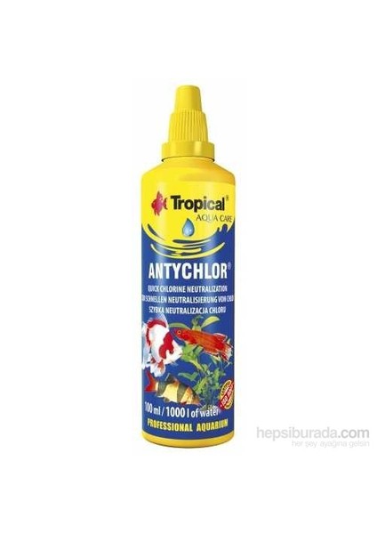 Antychlor Klor Giderici 100 Ml