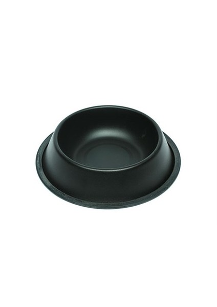 Rn009 Siyah Çelik Mama Kabı 24 Oz 17 Cm