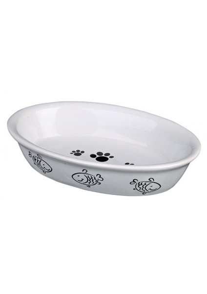 Kedi Porselen Mama/Su Kabı 0,2lt/15cmx10cm fiyatları