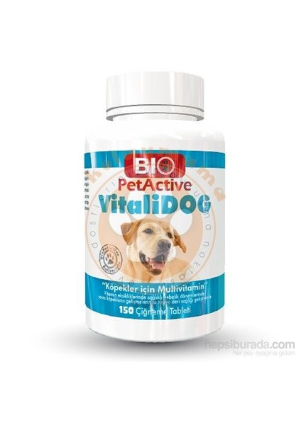 Pet Active Vitalidog Köpekler İçin Multivitamin 150 Tablet