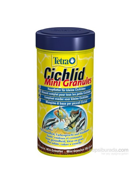 Cichlid Mini Granules 250 Ml Balık Yemi