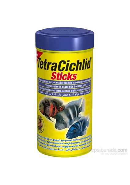 Cichlid Sticks Balık Yemi 250 Ml