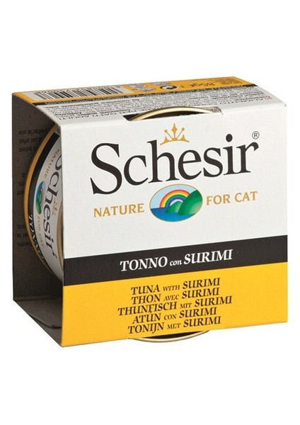 Ton Balığı ve Yengeç Etli Jöleli Kedi Konservesi 85gr