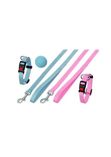 Puppy Tasma Ve Uzatma Seti Pembe 15Mmx20-40Cm K69889