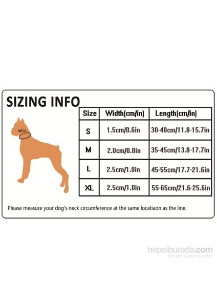 Ergocomfort Köpek Boyun Tasması L Kırmızı