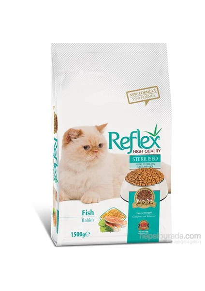 Balıklı Kısırlaştırılmış Kedi Maması 1,5kg