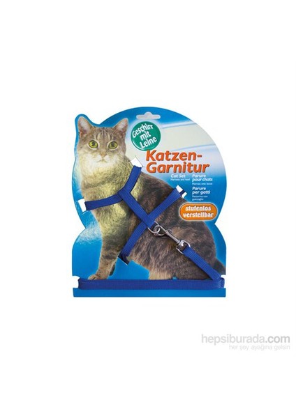 Kedi Tasması Düz Mavi