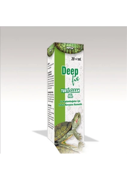 Deep Fix Turti Clean Jel (Kaplumbağa Bakım Jeli ) 30 Ml.