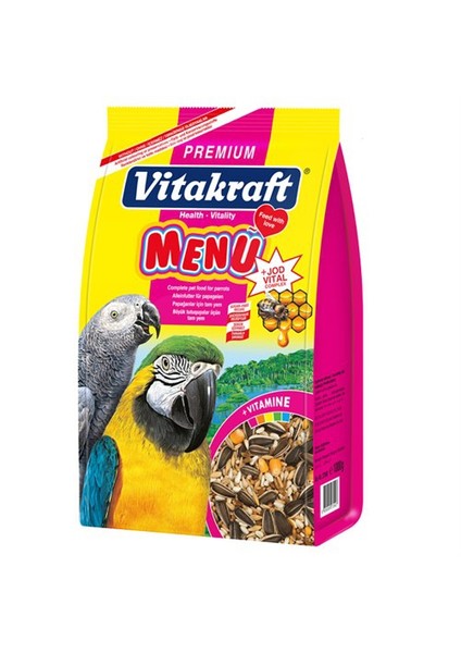 Menü Papağan Yemi 1000 Gr