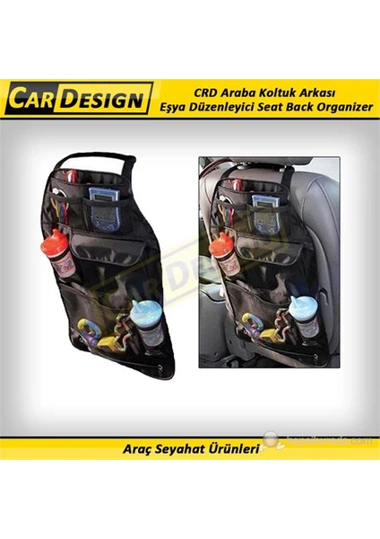 CRD Araba Koltuk Arkası Eşya Düzenleyici Seat Back Organizer