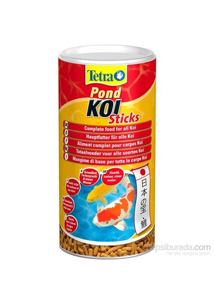 Pond Koi Sticks Kırmızı 1 Lt Balık Yemi fiyatları