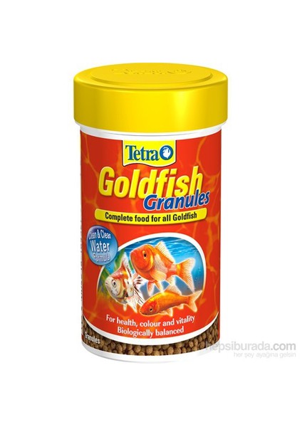 Goldfish Granules Balık Yemi 100 Ml