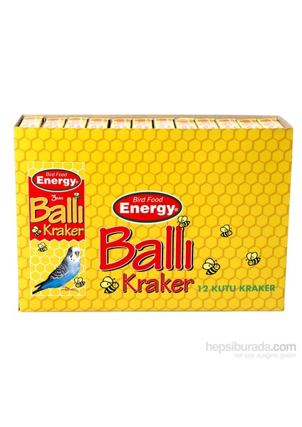 Energy Ballı Muhabbet Kuşu Krakeri - 100 g